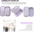 CICIMELON Durable Pen Pencil Case Big Storage Pen Pouch Bag for School Supplies Office College Teen Girls Adults, Purple