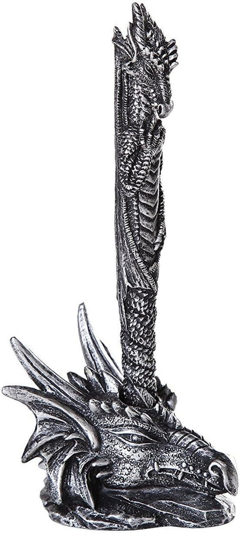 Pacific Giftware Mystical Sculptural Dragon Pen and Dragon Head Pen Holder, 6.5 Inches Tall, Collectible Office Decor