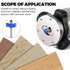 Mikniri 4 Set 1/4 Inch 6 Set, Pcs Rabbeting Router Bits Shank, Carbide Tipped Rabbet Router Bit with Bearings Router