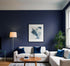 Countertop 17.7" 393.7" Yasinet Peel and Stick Wallpaper Blue Wallpaper Blue Contact Paper Navy Waterproof Self