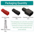 20 Pair 45A Quick Disconnect Terminals Connectors, Battery Connector Modular Power Connector with PVC Sleeve Cover