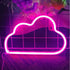 YouOKLight Neon Cloud Sign, LED Wall Light Night Lights, Battery or USB Powered for Bedroom Decor, Pink