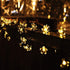 50 ITICdecor Solar Flower String Lights Outdoor Waterproof LED Fairy Light Christmas Decorations for Garden Fence Patio