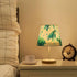 3 ALAZA Bedside Lamp Watercolor Green Sea Turtle Table Lamp for Bedroom Desk Lamp with USB Port LED Nightstand Color