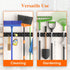 Lifewit Mop and Broom Holder Wall Mount, Heavy Duty Cleaning Supplies Organizer, 5 Slot 6 Hooks, Easy Install