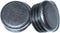 Pack of 8 Round Black Plastic Tubing Plugs, 1 1/8" End Caps for Steel Furniture/Fencing Post