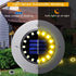 16 8pack) NFESOLAR Solar Lights Outdoor with LEDs, Bright Solar Ground Lights Outdoor Waterproof Solar Disk Lights