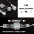 Christmas Lights Outdoor, 288 LED 12" 8 Tubes Meteor Shower Lights, Waterproof Snow Falling Rain Icicle Xmas Lights for