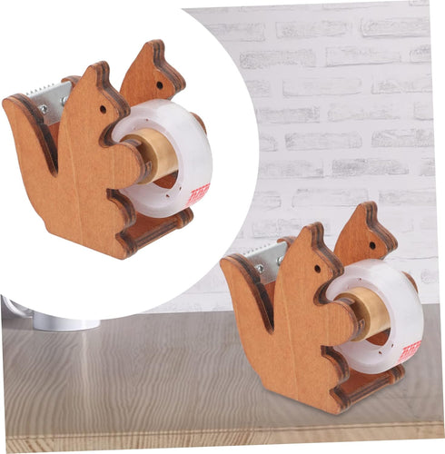 Packing Tape Cutter, Small Desktop Tape Dispenser, Kawaii Animal Tape Holder, Refill Tape Roller