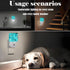 FSHVQKD Turquoise Blue Night Light,Plug Into Wall Decor for Stairway,Hallway,Kitchen,Dusk to Dawn Sensor Nightlights