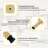 M MIMHOOY 5 Inch Set 4, Gold Furniture Legs Legs for Furniture of Adjustable Metal Legs for Dresser Cabinet Couch