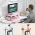 2 2-Tier gianotter Wood Monitor Stand Riser, Desk Organizer with Drawer and Pen Holders, Workspace Organizer for Office