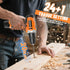 12V Set, 42pcs Accessories,2-Speed, 24+1 Cordless Electric Drill Driver Powerful Lightweight Portable Rechargeable