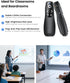 ELISWEEN Presentation Clicker Wireless Presenter Remote for PowerPoint, Powerpoint Clicker with Volume Control
