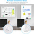 MaxGear Small Weekly Calendar Dry Erase Board, 16"x12" Hanging Double-Sided White Board for Planning, School, Office