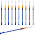25 Pack 1ml/cc Plastic Syringe with 25Ga and Cap, Individually Sealed Wrapped for Scientific Labs