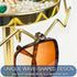 Sunglasses Organizer Rotating Stand, Stainless Steel Eye Glasses Holder with Tray, Eye Glass Display Rack for Table