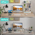 IGERI 3-Tier Small Desktop Bookshelf for Top of Desk Shelf - Mini White Table Bookcase Shelves Storage Book Organizer