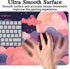 Cute Kawaii Clouds Desk Mat, Pink Purple XXL Large Mouse Pad for Gaming, Laptop, Computer Keyboard, Desk Decor 31.5''X