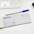 BAZIC PRODUCTS 2-Part 50 Sets 7 1/2" 2 3/4", (50 Sets/Pack), 2-Packs Receipts Book, Money Cash Rent Receipts