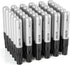ARLTR Permanent Markers King Size (Black), Bulk of 36 Large Chisel Tip, Works