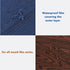 Wood-like Desktop Organizer for Pen, Pencil, Letters, and Small Office Supplies Storage, Royal Blue for School