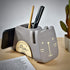 I'm Wood Multipurpose Eyeglass Phone Pen & Pencil Holder, Stationery Desk Organizer for Home Office Decor, "Dream Big