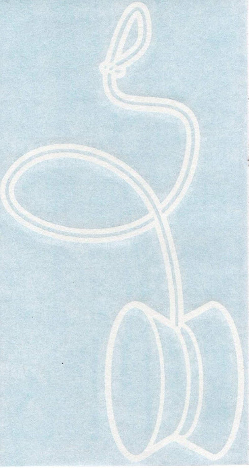 Right Now Decals 04053 Yoyo Yo-Yo - Toy Hobby Looping Off-String Freehand - Cars Trucks Moped Helmet Hard Hat Auto
