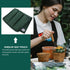 VANZACK Garden Kneeler Tool Storage Bag Versatile Kneeling Stool Pouch for Outdoor Gardening Side Pocket Organizer