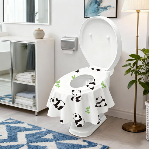 Caxlis 20 Pack Toilet Seat Covers Disposable, Waterproof, Ideal for Kids and Adults, Extra Large, Individually Wrapped