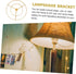 E27 Bulbs NUOBESTY Double Layer Chandelier Lampshade Frame for DIY Ceiling Light Iron Art Support Bracket Compatible