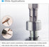 Magnetic Torx Screwdriver Bit T27 - 3" Length 1/4" Hex Shank, S2 Steel Star 6 Point Drill Driver (2-Pieces)