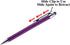 Express Pencils 12 Personalized Pens with Stylus Tip -Bright Vibes- Click action - Custom - Black writing - Printed