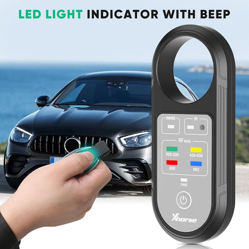 Xhorse Remote Key Frequency Tester Tool, 2024 XDRT20 Remote Tester 315/433/868/902Mhz Infrared Signal Detection, Key