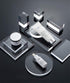 20PCS Blank Clear Acrylic Square Material, Plexiglass Laser Cut Square Sheet with Round Corners, 1/8" Thickness