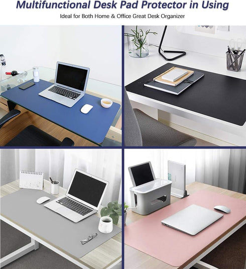 Home & Kitchen's Stars 16 32 Inch Office Desk Mats Pad Table Protector X PU Leather Desk Blotters on Top of Desks