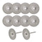 uxcell 10 Pcs Diamond Cutting Wheels, 30mm Cut Off Wheel with 2 Pcs Mandrels for Rotary Tool
