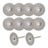 uxcell 10 Pcs Diamond Cutting Wheels, 30mm Cut Off Wheel with 2 Pcs Mandrels for Rotary Tool