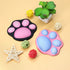 ProElife Cute Mouse Wrist Support Pad, Cat Paw Pattern, Comfortable Soft Wrist Rest for Home and Office (Black)