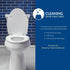 170 Bemis Durable Plastic Toilet Seat, Elongated, White