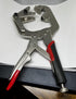 Xiao & Dao Pro 10" C-clamp Locking Pliers with Swivel Pads, 1-Piece XD-C10-003