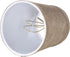 Aspen Creative 51013-2, 3" 4" 4" Set 2 Empire Clip-On Chandelier Lamp Shade, Iron, Top x Bottom x Slant Height