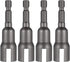 PAGOW 4pcs Wing Nut Driver Set, 1/4" Hex Shank Drill Bit Socket Wrench Tool Set for Panel Nuts and Screws