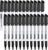 Fine Tip Dry Erase Markers - 24 Pack Black Whiteboard Erasable Markers for Kids Adults, Ideal for School Office