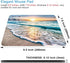 CANFLASHION Sunset Beach Mouse Pad,Cute Mouse pad,Custom Small Mouse Pads with Designs,Portable Office Non-Slip Rubber
