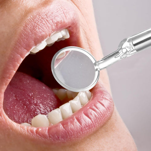 LED Light-Up Stainless Steel Tooth Mirror - Oral Care Tool