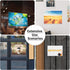 MaxGear Acrylic Sign Holder 4x6, Clear Plastic Wall Mount Sign Holder with Double Sided Tape, Document Holder for Home,