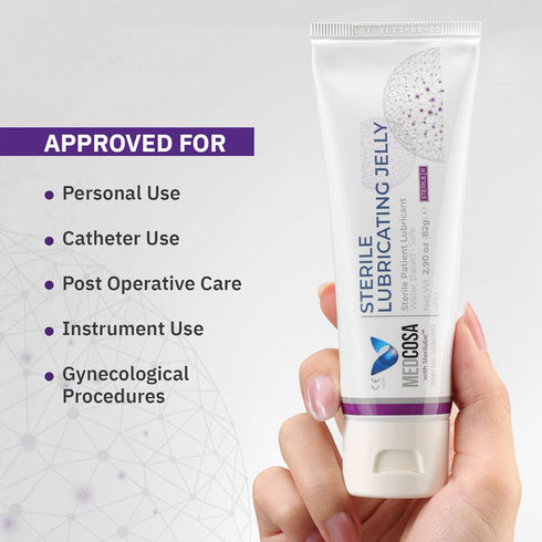(2.9oz) Medcosa Sterile Lube - Surgical Lube - Medical Lubricant - for Body Piercing - Water Based Lubricating Jelly