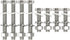 16PCS 304 Stainless Steel Post Attachment Kit, Sign Mounting Hardware, Bolts and Nuts for U Channel Post