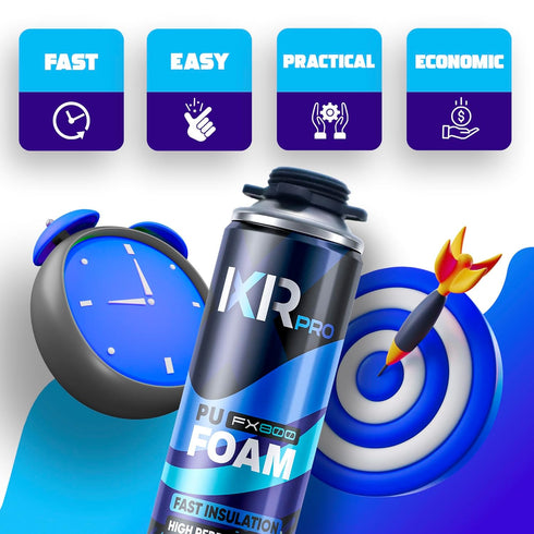Spray Foam Insulation Can, 23.1 oz Expanding Foam Sealant, High Density Spray Foam for Gaps and Cracks